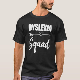 T-shirt Dyslexie Teacher Therapist Squad Dyslexic Therapy