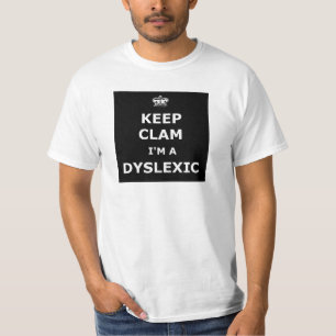T-shirt Dyslexique hilare