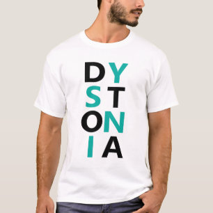 T-shirt Dystonie moderne empilée Hommes
