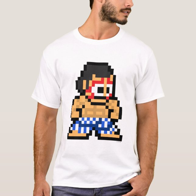 T-shirt e. à 8 bits Honda (Devant)