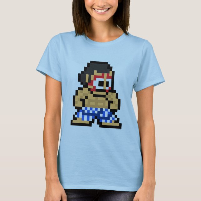 T-shirt e. à 8 bits Honda (Devant)