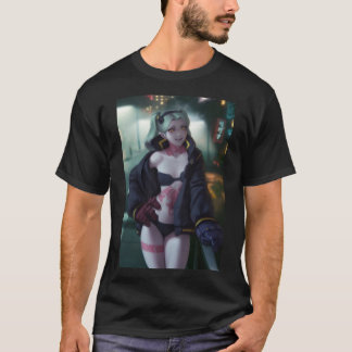 T-shirt E:\AnhgocUpZZ\Rebecca Cyberpunk Edgerunners loli w