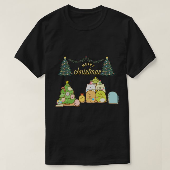 T-shirt E:\AnhgocUpZZ\Sumikko gurashi joyeux voyage de noë (Design devant)