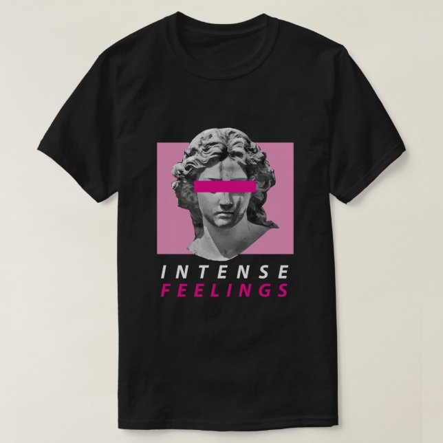 T-shirt E:\AnhgocUpZZ\Vaporwave Intense esthétique (Design devant)