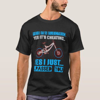 T-shirt E-Bike Oui C'Est Électrique Oui C'Est Tromper Impr