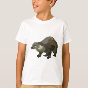 T-shirt E est pour Eurasian Otter