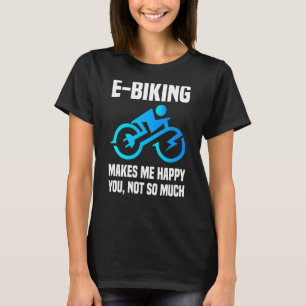 T-shirt E Vélo Sarcastique E Vélo Dit J'Aime E Vélo