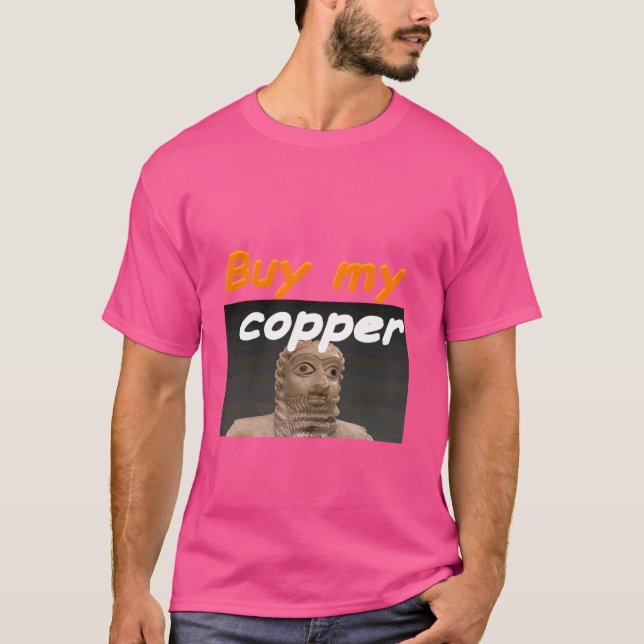T-shirt Ea-Nasir Ancien Mème De Plainte En Cuivre (Devant)