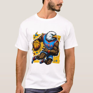 T-SHIRT EAGLE DE BALLE DE BASKETBALL USA 12