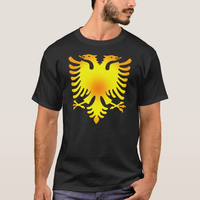 T-shirt Eagle d'or albanais (Devant)