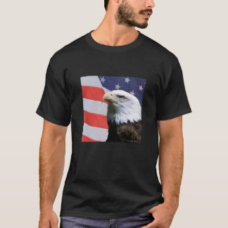 T-shirt Eagle et drapeau