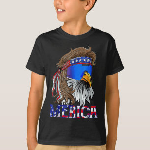 T-shirt Eagle Mullet 4 juillet fête de l'indépendance amér