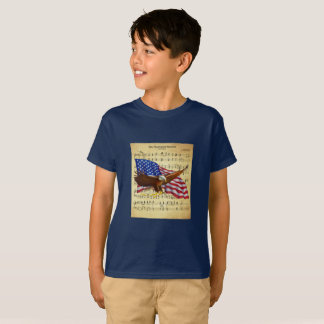 T-shirt Eagle ~ US Flag ~ Star Spangling Banner Sheet Musi