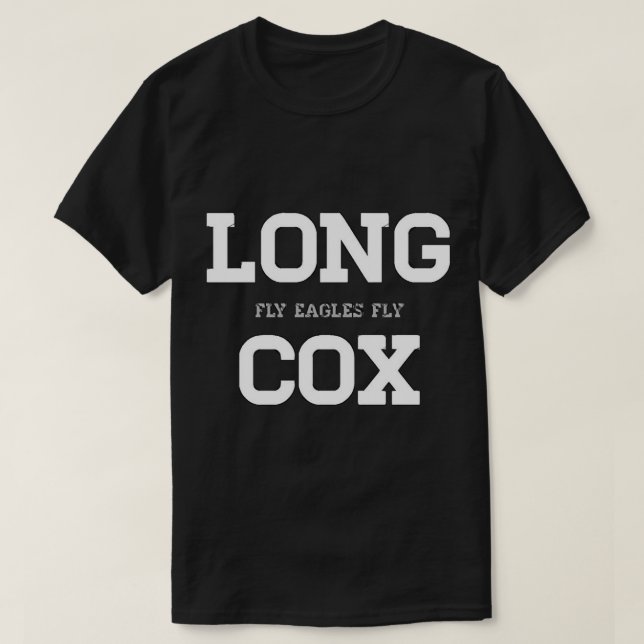 T-shirt Eagles Chris Long et Fletcher Cox Tee (Design devant)