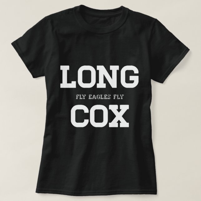 T-shirt Eagles Chris Long et Fletcher Cox Tee (Design devant)