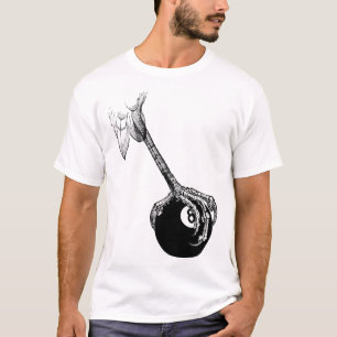 T-shirt Eagles Claw 8 balles Pool Billard Jeu Art