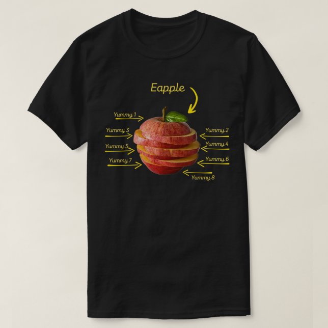 T-shirt Eapple Drôle cadeau1 (Design devant)