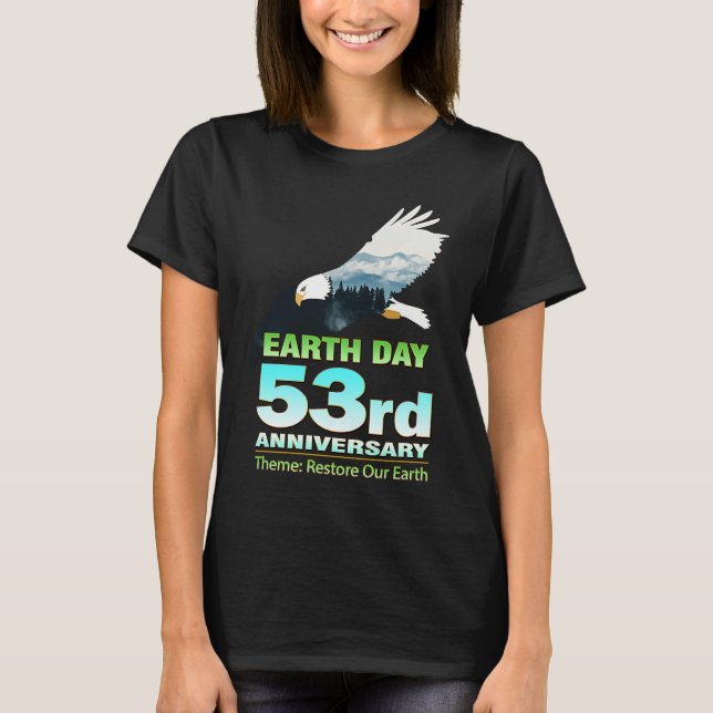T-shirt Earth Day Eco Friendly Apparel for Pro Environment (Devant)