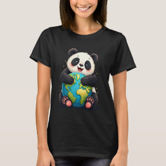 T-shirt Earth Day Panda Wildlife Conservation Environmenta