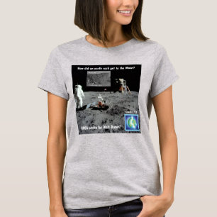 T-shirt Earth Rock sur Moon pour femmes