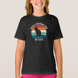 T-shirt Easily Distracted By Cats