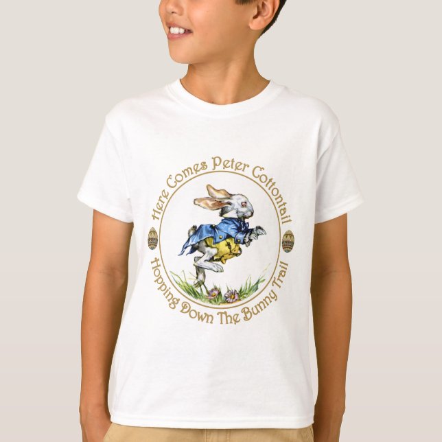 T-shirt Easster - Voici Peter Cottontail (Devant)