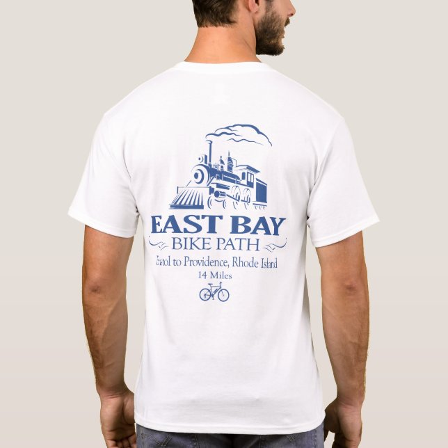 T-shirt East Bay Bike Path (RT) (Dos)