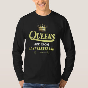T-shirt East Cleveland Funny Home Racines Cultivées Né À C