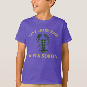 T-shirt East Coast Baby Nouvelle-Écosse Chemise tartane au