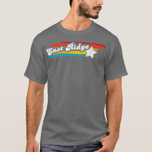 T-shirt East Ridge Tennessee Souvenir Vintage désorganisé 
