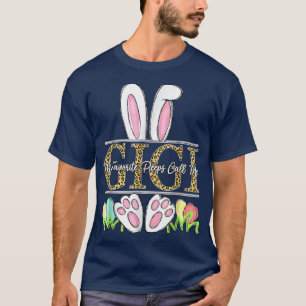T-shirt Easter Bunny Ears My Favorite Peeps Call Me Gigi L