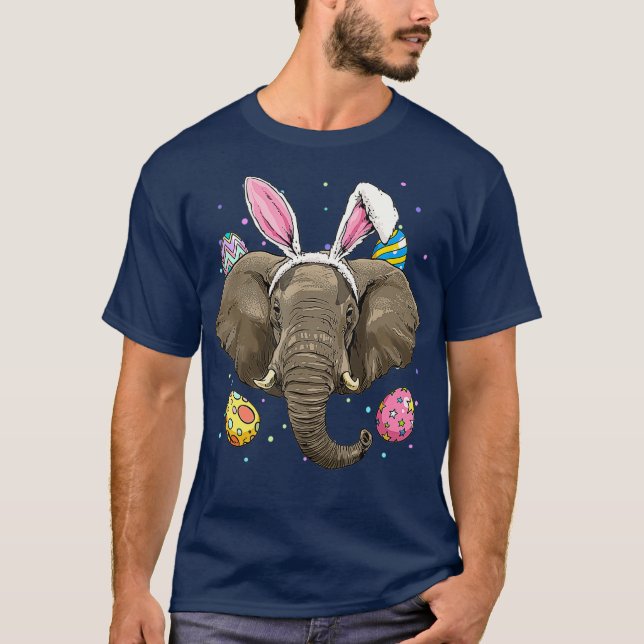 T-shirt Easter Bunny Elephant Funny Easter Elephant (Devant)