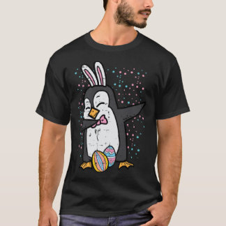 T-shirt Easter Bunny Penguin Dab  Dance Girls Boys Kids To