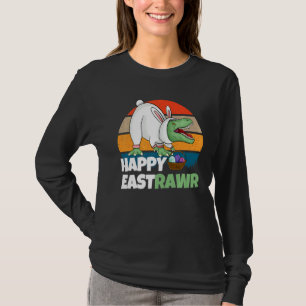 T-shirt Easter Dinosaur Bunny Egg Happy Eastrawr T REX Kid