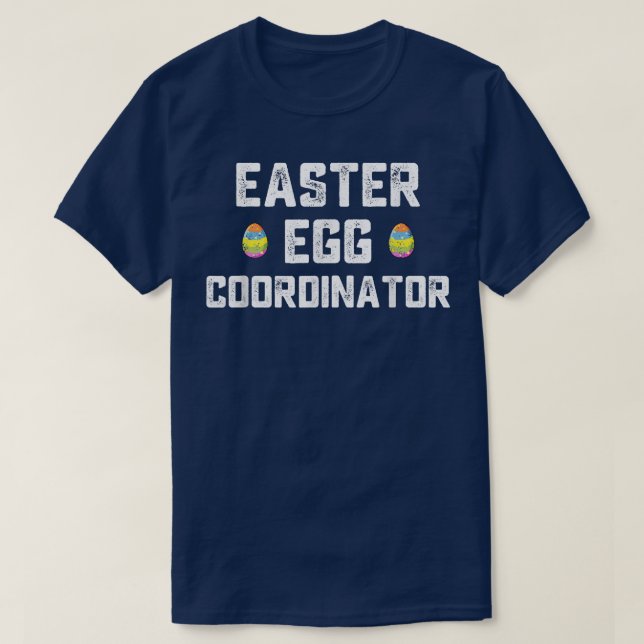 T-shirt Easter Egg Coordinator Funny Boys Girls Kids Teens (Design devant)