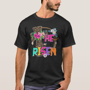 T-shirt Easter For Christian Teen Girls Maman He Is Risen 