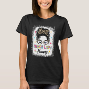T-shirt Easter Leopard Bunny Déjeuner Lady Squad Rabbit Cr