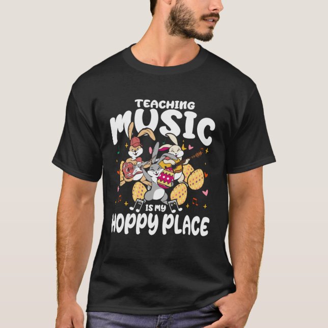 T-shirt Easter music teaching guitar teacher Easter music  (Devant)