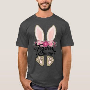 T-shirt Easter s For Teacher Cute Teacher Bunny Happy East