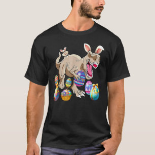 T-shirt Easteraurus Rex Easter Dinosaur Eggs Basket Bunny