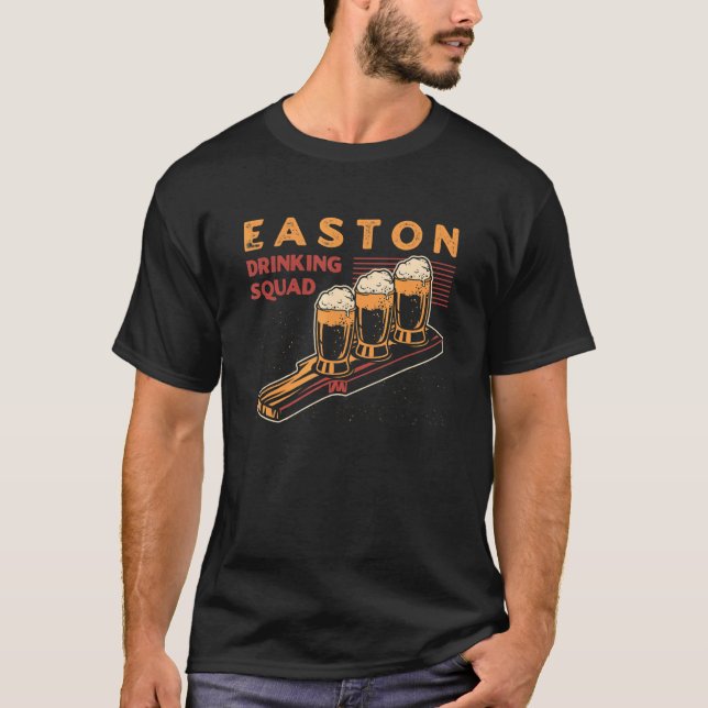 T-shirt Easton Drad Squad Pennsylvania Beer Pa Booze (Devant)