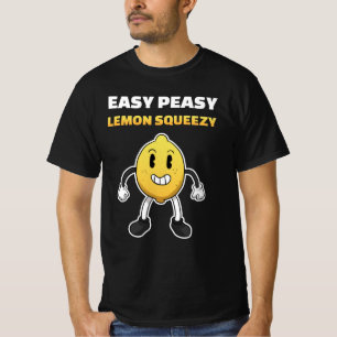 T-shirt Easy Peasy Lemon Squeezy Lemon Lemonade Summer