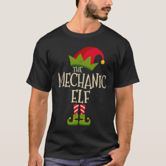 T-shirt Easy The Mechanic Elf Costume Family Group  Christ