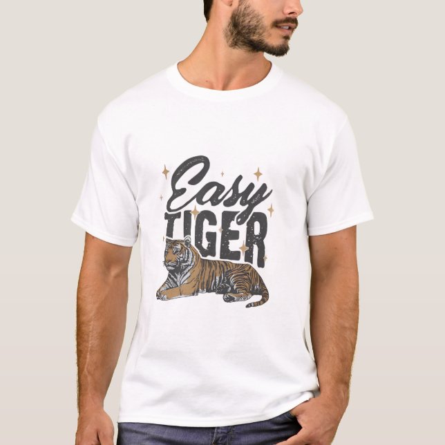 T-shirt "Easy Tiger Design" (Devant)
