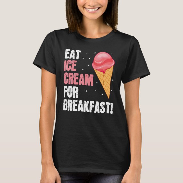 T-shirt Eat Ice Cream Baker Baking Expert Bake Bakers Grap (Devant)