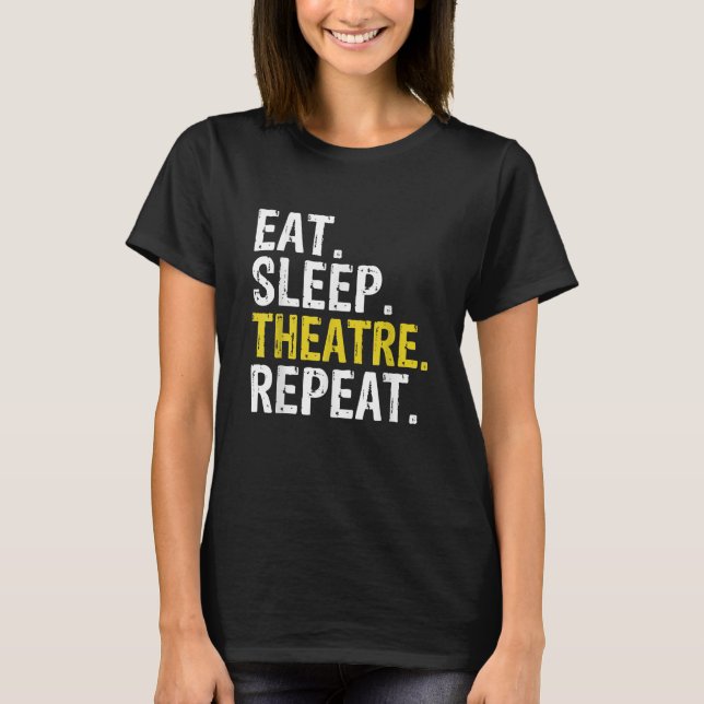 T-shirt Eat Sleep (Devant)