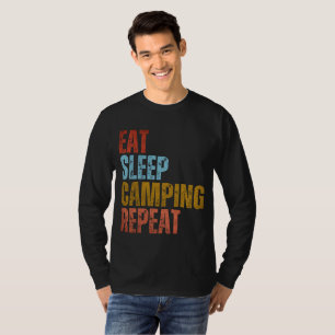 T-Shirt EAT SLEEP CAMPING REPEAT