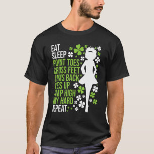 T-shirt Eat Sleep Danse Irlandaise - Danse Irlandaise Ceil
