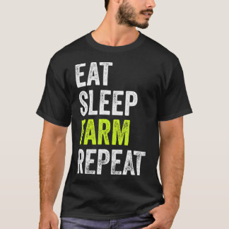 T-shirt Eat Sleep Farm