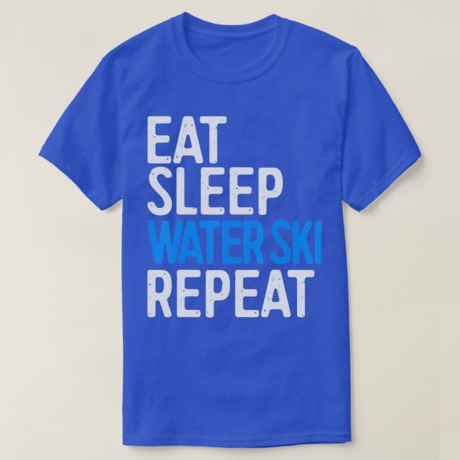 T-shirt Eat Sleep Water Ski (Design devant)
